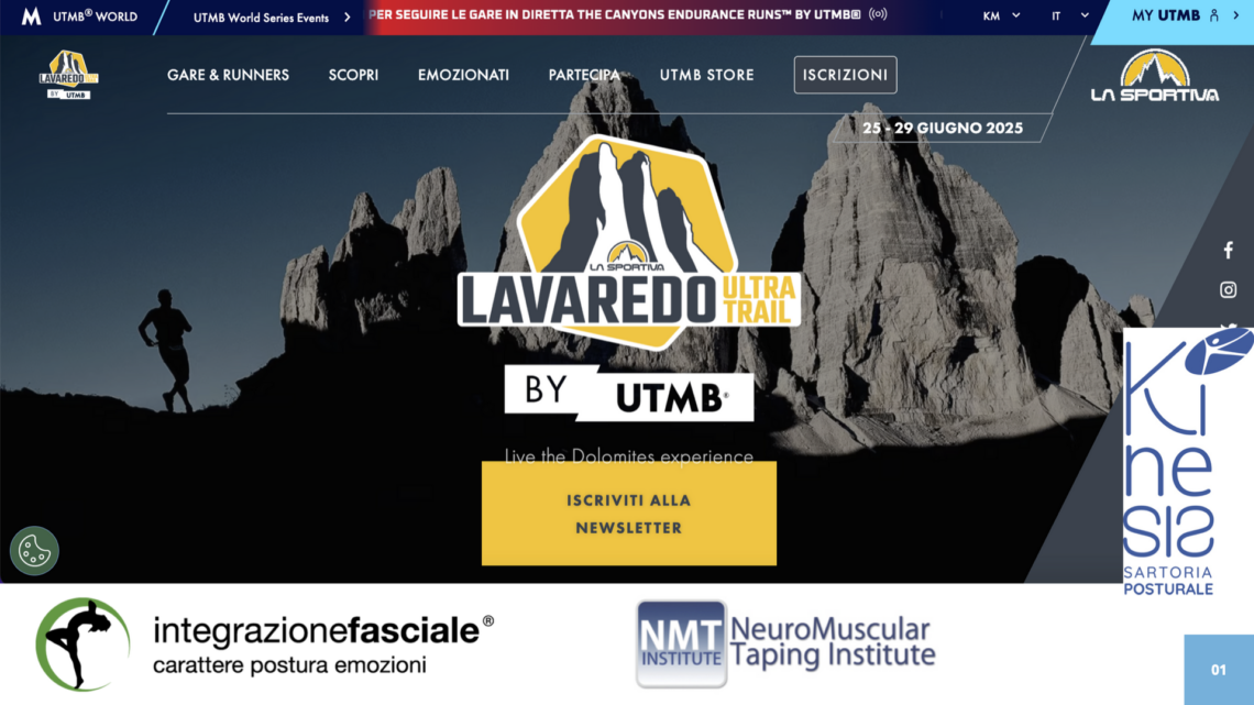 Lavaredo Trail Taping NeuroMuscolare 2025
