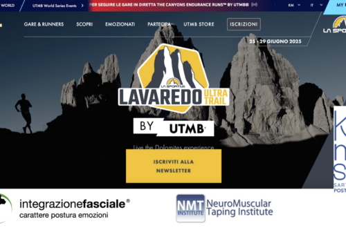 Lavaredo Trail Taping NeuroMuscolare 2025